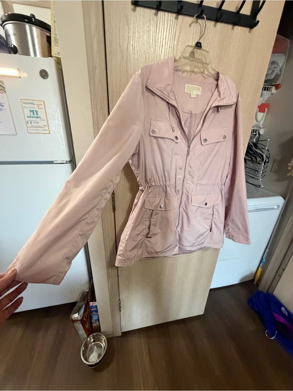 Michael Kors Light Pink Utility Anorak Jacket